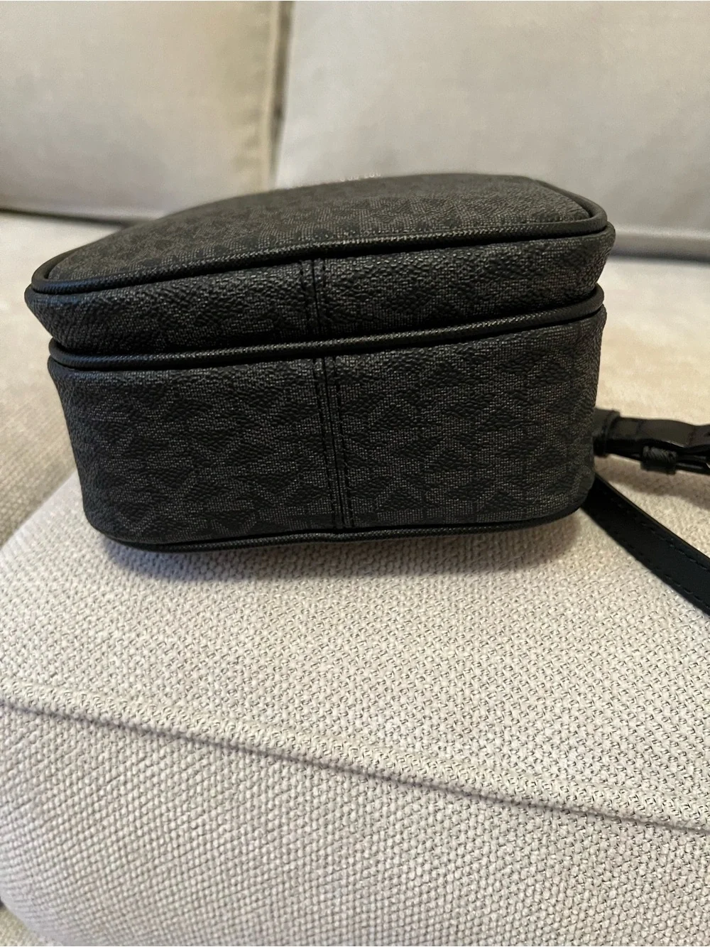 Michael Kors Charcoal/Black MK Signature Crossbody